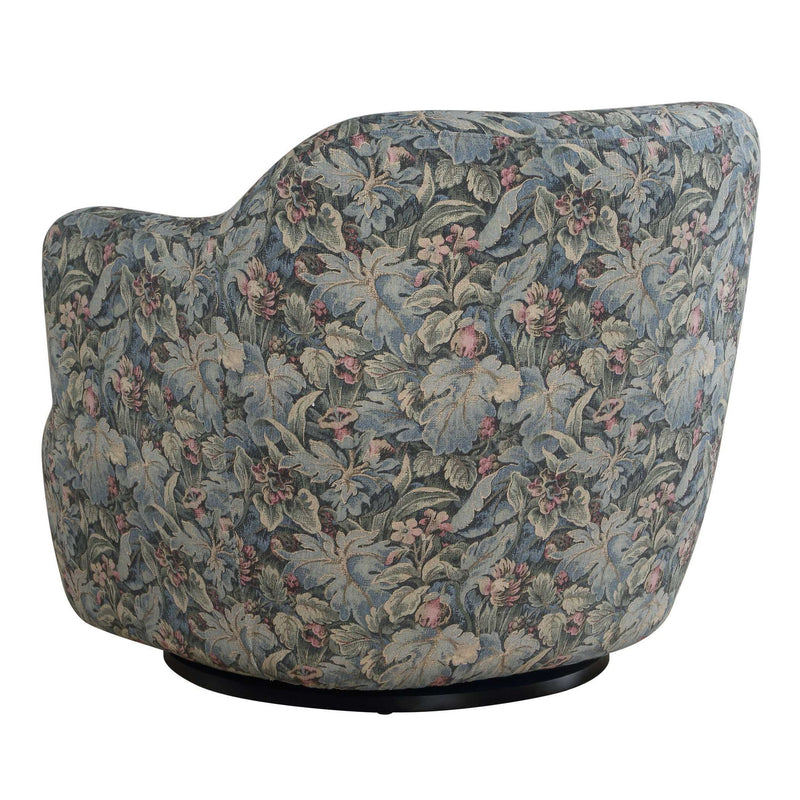 Ansel - Tapestry Swivel Chair - Green