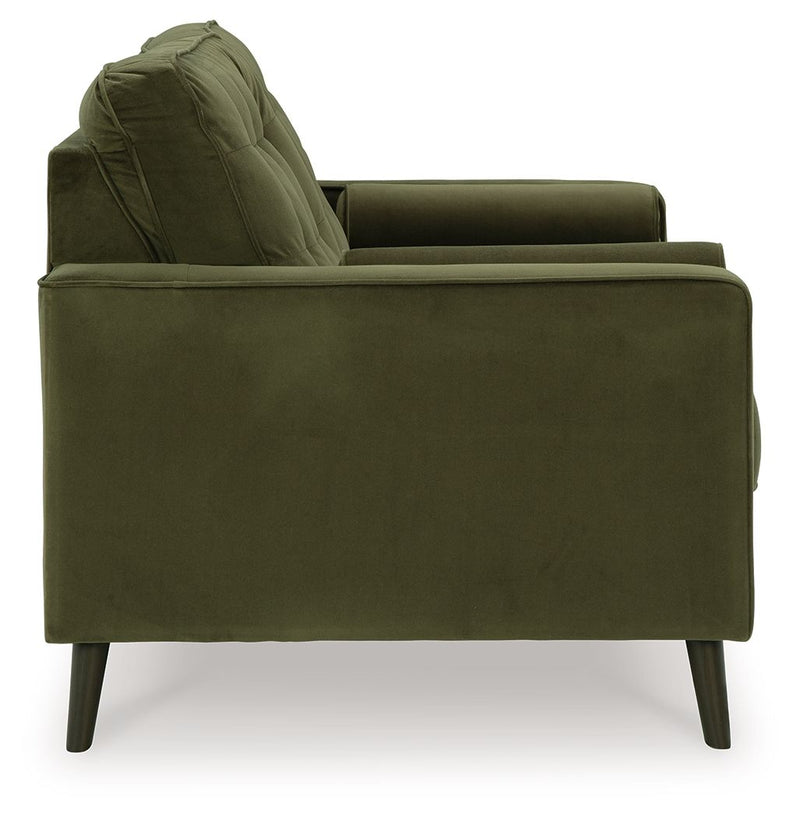 Reveon Lakes - Loveseat - Olive - R&R Furniture Gallery (Fountain Valley, CA)