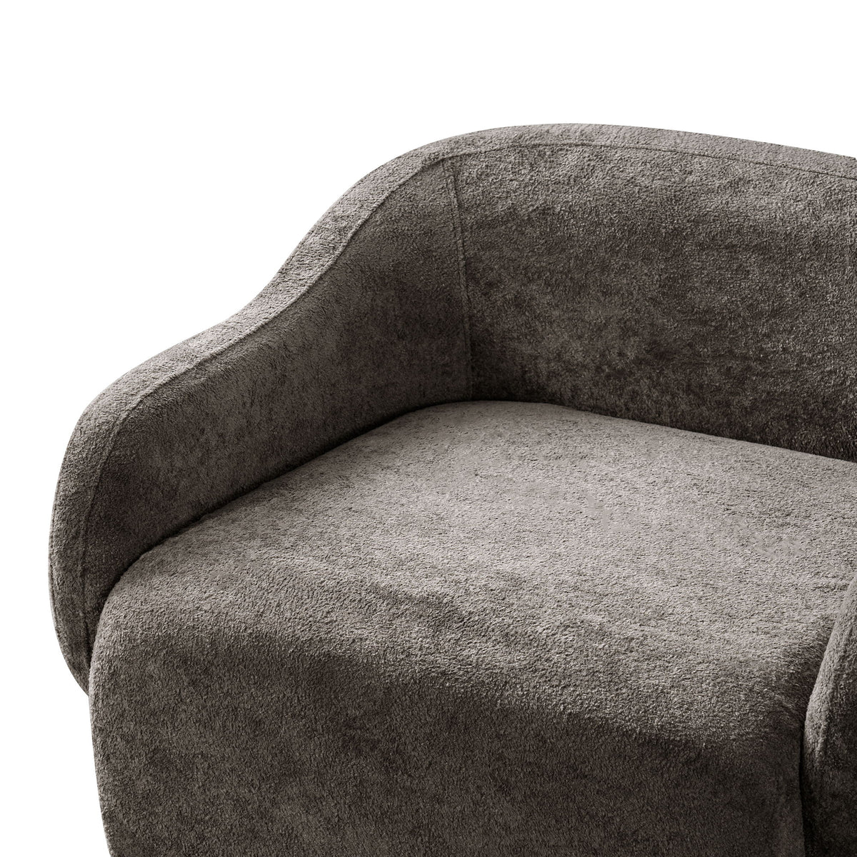 Modern Accent Chair With Recessed Arms And Tight Back