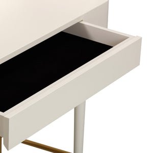 Penelope - Vegan Leather Wrapped Vanity Desk - R&R Furniture Gallery (Fountain Valley, CA)