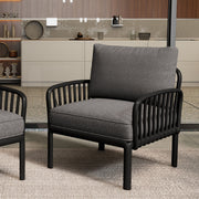 Outdoor Patio Club Chair, Waterproof Thick Cushion Deep Seating - R&R Furniture Gallery (Fountain Valley, CA)