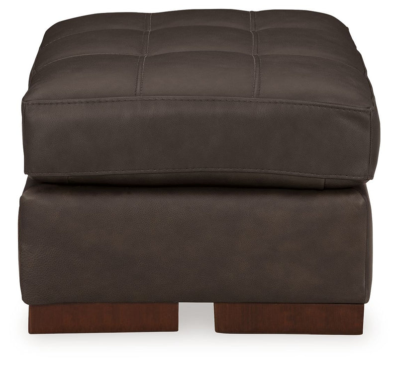 Luigi - Ottoman - Thunder - R&R Furniture Gallery (Fountain Valley, CA)