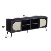 Colson - TV Stand - Black - R&R Furniture Gallery (Fountain Valley, CA)