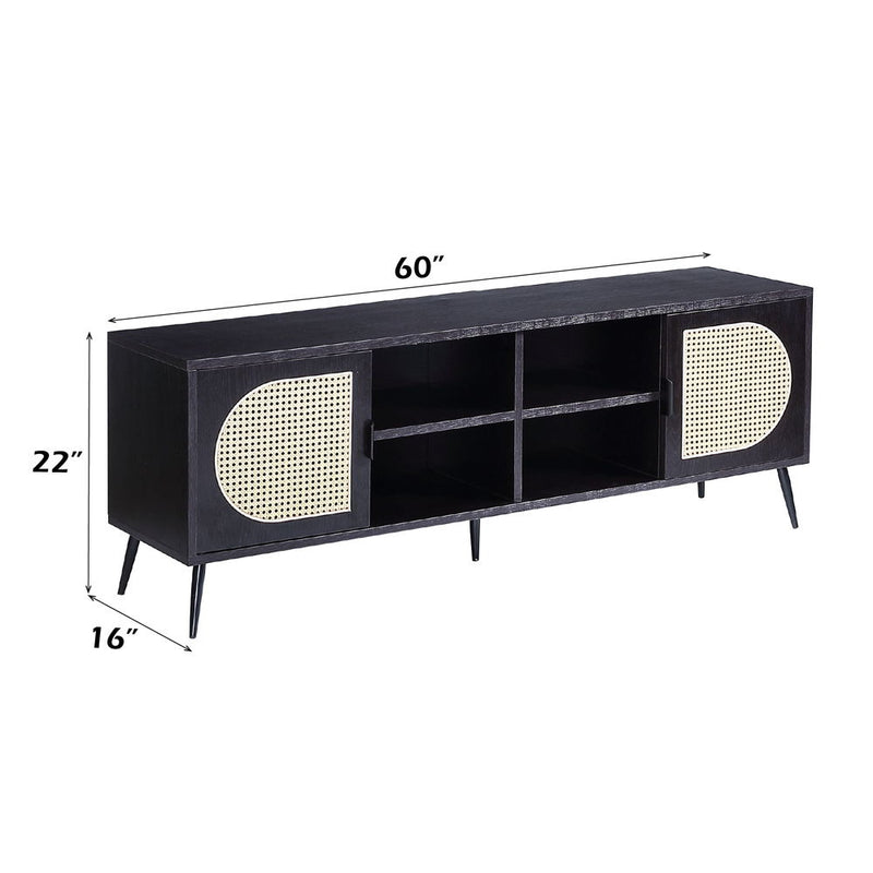 Colson - TV Stand - Black - R&R Furniture Gallery (Fountain Valley, CA)
