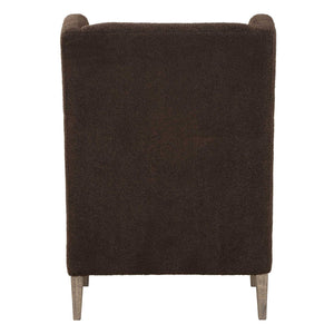 Serpentine - Brown Fabric Accent Chair
