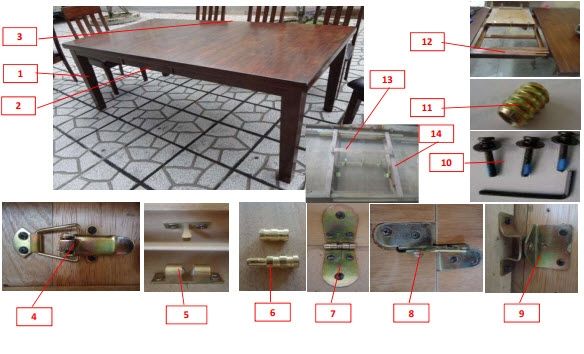 Ralene - Dining Room Table - R&R Furniture Gallery (Fountain Valley, CA)