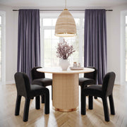 Akiba - Round Dining Table - Natural - R&R Furniture Gallery (Fountain Valley, CA)