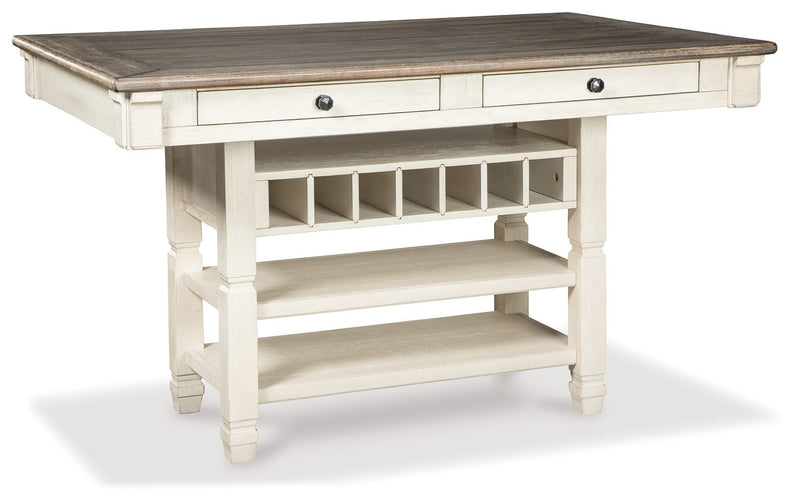 Bolanburg - Rectangular Dining Room Counter Table - Beige - R&R Furniture Gallery (Fountain Valley, CA)
