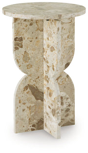 Treygan - Accent Table - Beige - R&R Furniture Gallery (Fountain Valley, CA)