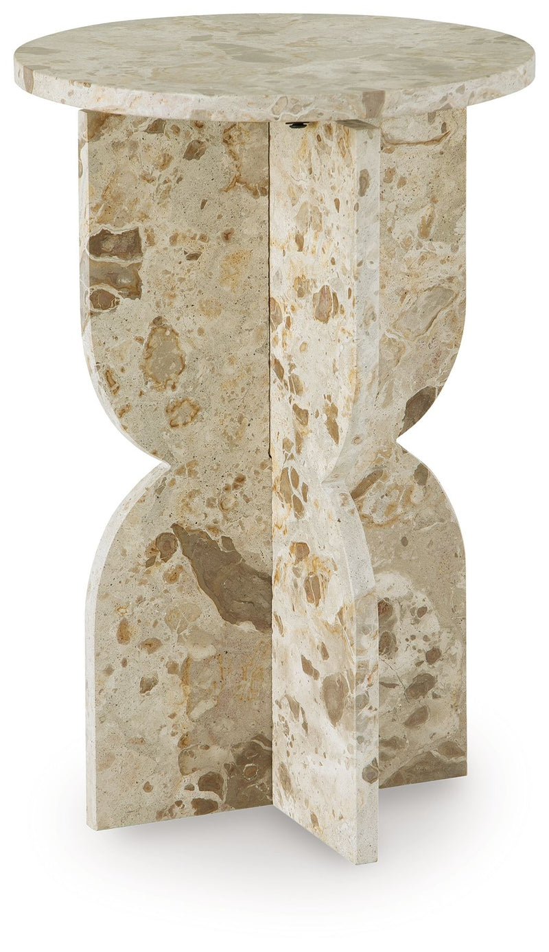 Treygan - Accent Table - Beige - R&R Furniture Gallery (Fountain Valley, CA)