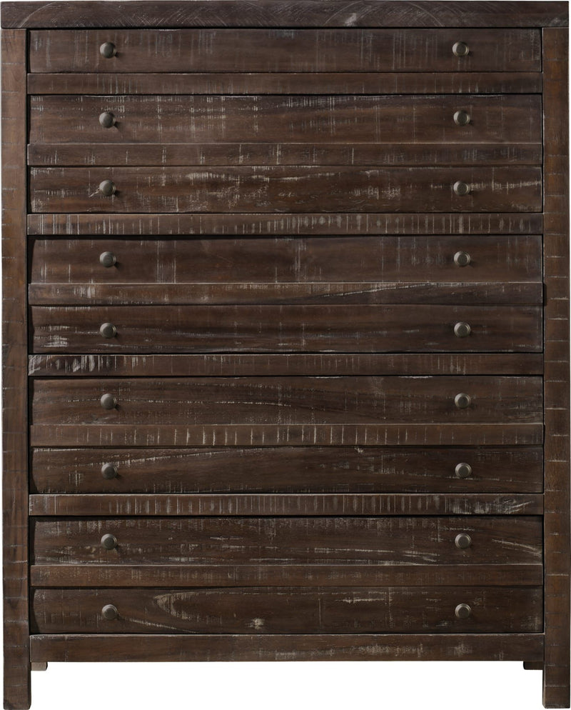 Townsend Five Drawer Solid Wood Chest in Java (2024)
