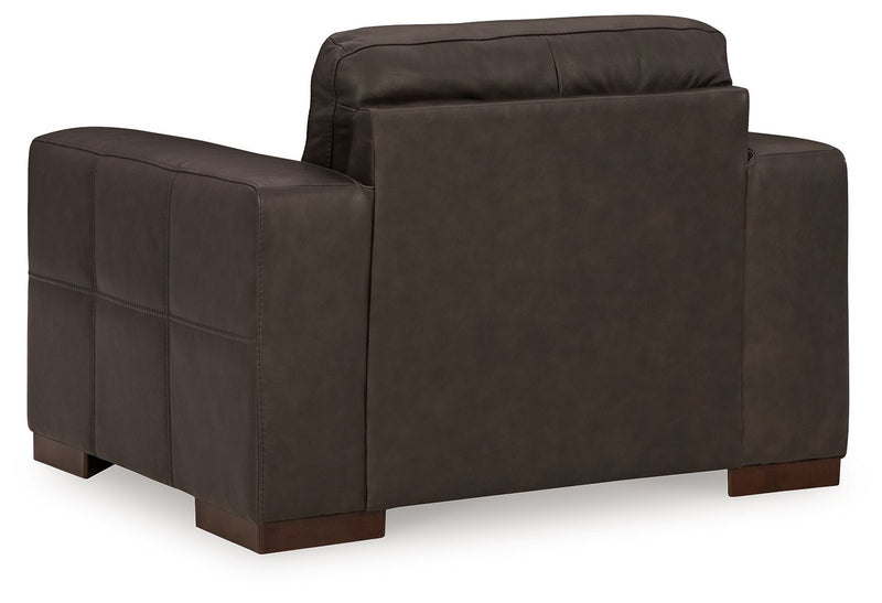 Luigi - Chair And A Half - Thunder - R&R Furniture Gallery (Fountain Valley, CA)
