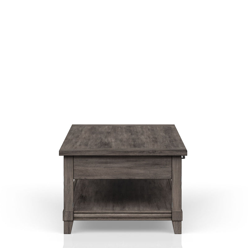 Lift Top Cocktail Table With Casters - Gray - R&R Furniture Gallery (Fountain Valley, CA)