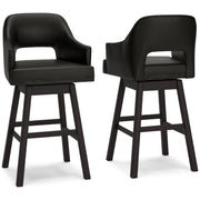 Tallenger - Upholstered Swivel Barstool (Set of 2) - R&R Furniture Gallery (Fountain Valley, CA)