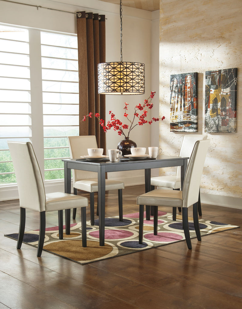 Kimonte - Rectangular Dining Room Table - Dark Brown - R&R Furniture Gallery (Fountain Valley, CA)
