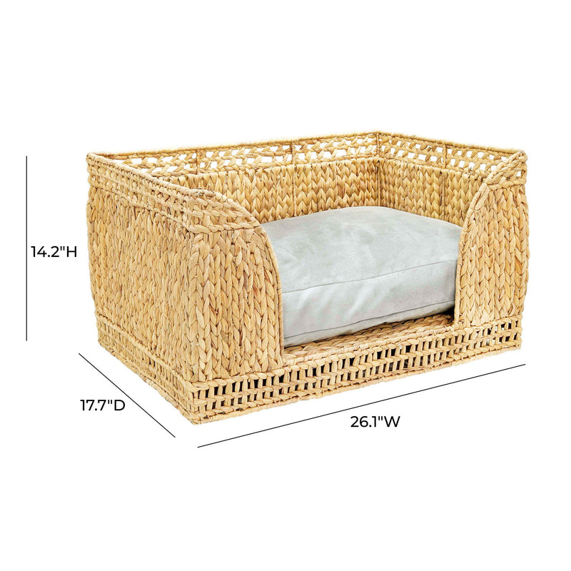 Milou - Rattan Small Pet Bed - Natural - R&R Furniture Gallery (Fountain Valley, CA)