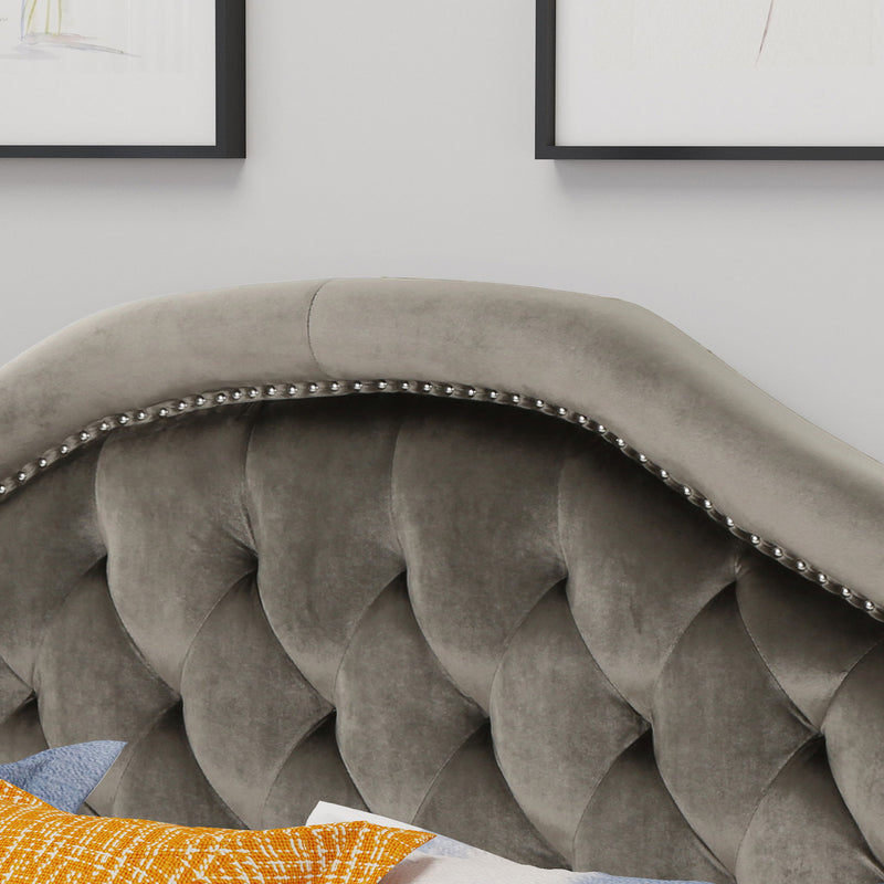 Kaarina - Contemporary Tufted Fabric Headboard - R&R Furniture Gallery (Fountain Valley, CA)