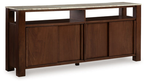 Tobinville - Accent Cabinet - Dark Brown - R&R Furniture Gallery (Fountain Valley, CA)