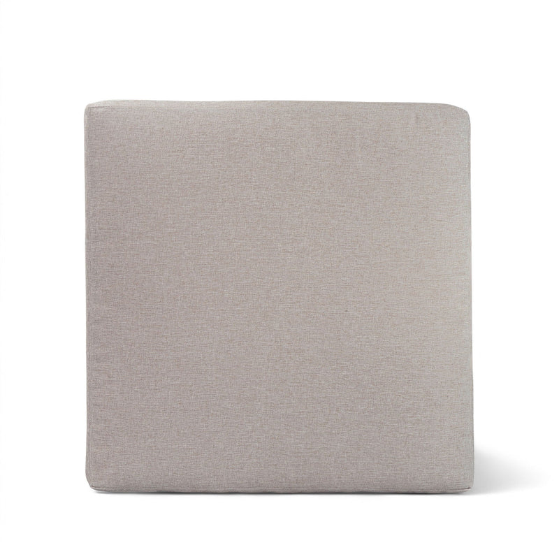 Outdoor 4 Pieces Acacia Sectional Patio Sofa Set - Light Gray / Teak - R&R Furniture Gallery (Fountain Valley, CA)