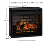 Entertainment Accessories - Fireplace Insert Infrared - R&R Furniture Gallery (Fountain Valley, CA)