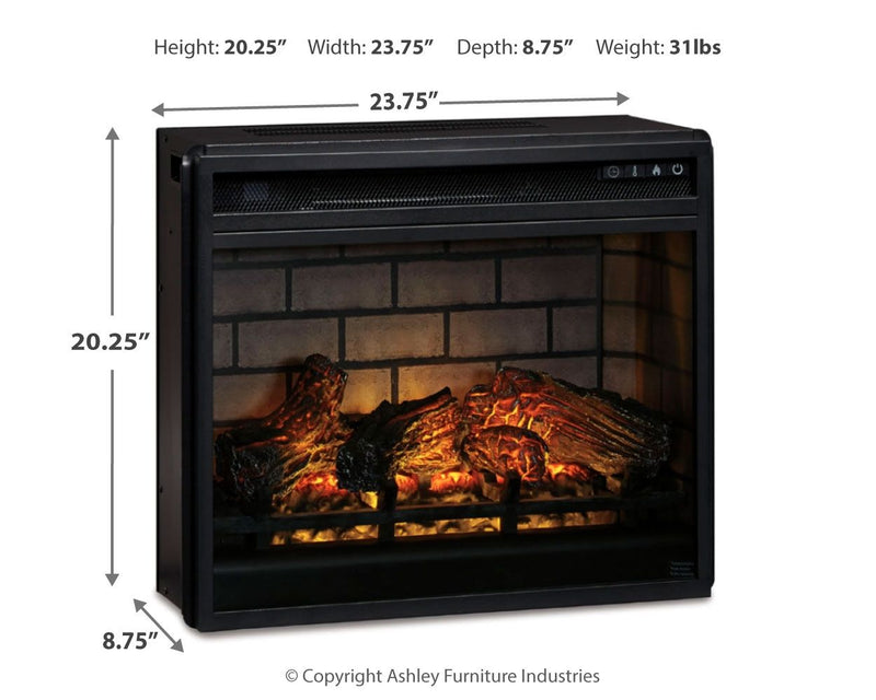 Willowton - Entertainment Center With Fireplace Option - R&R Furniture Gallery (Fountain Valley, CA)