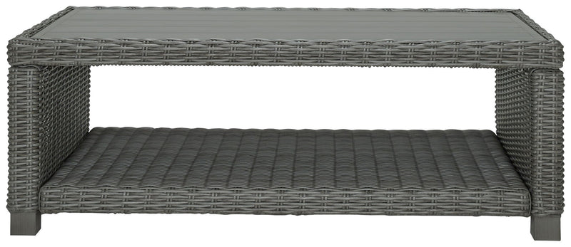 Elite Park - Rectangular Cocktail Table - Gray - R&R Furniture Gallery (Fountain Valley, CA)