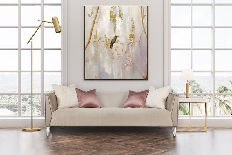 Linea - Sofa - Metallic / Silver Mist - R&R Furniture Gallery (Fountain Valley, CA)