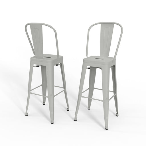 Fletcher - Handcrafted Metal Stool (Set of 2) - R&R Furniture Gallery (Fountain Valley, CA)