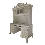 Dresden - Computer Desk & Hutch - Bone White - R&R Furniture Gallery (Fountain Valley, CA)