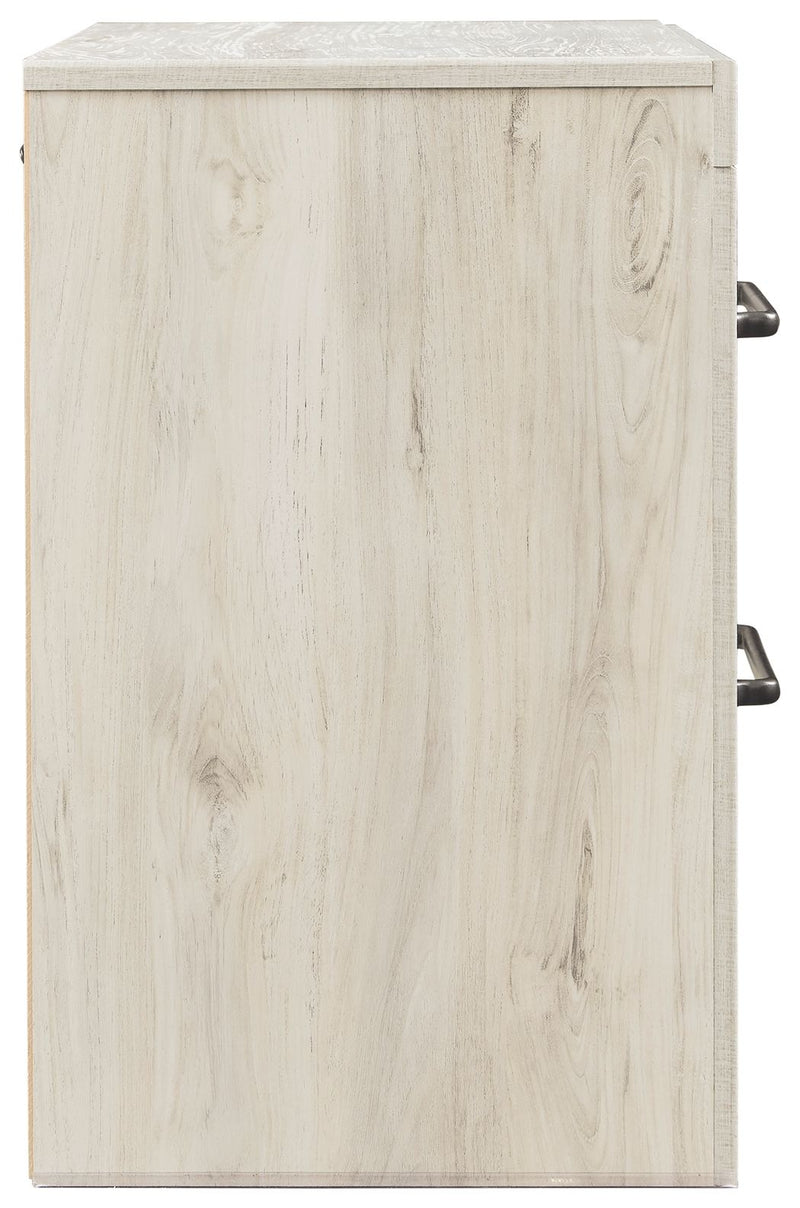 Cambeck - Two Drawer Night Stand - Whitewash - R&R Furniture Gallery (Fountain Valley, CA)