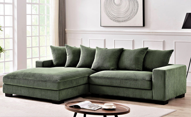 Luxe - Oversized 2 Piece Sectional Couches For Living Room, L Shaped Sofa With Chaise - R&R Furniture Gallery (Fountain Valley, CA)