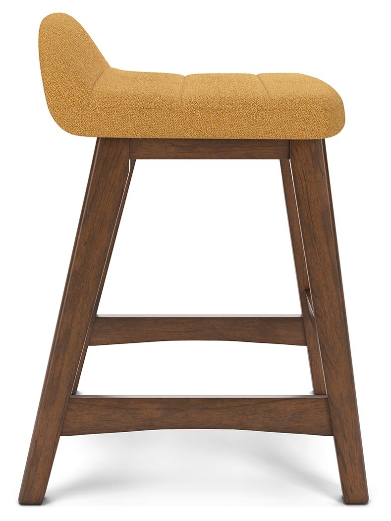 Lyncott - Upholstered Barstool (Set of 2) - R&R Furniture Gallery (Fountain Valley, CA)