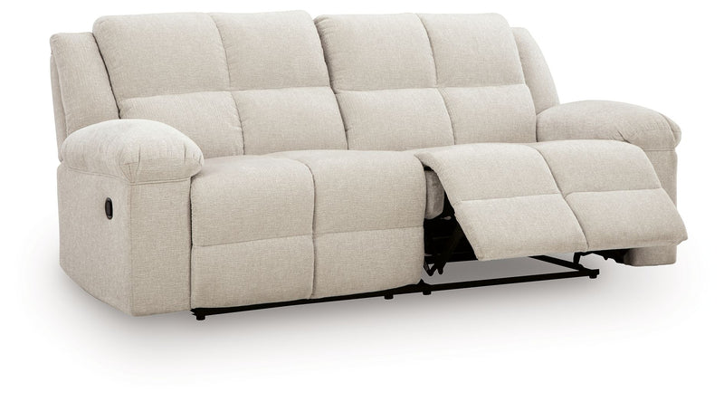 Orlen - 2 Seat Reclining Sofa - Winter - R&R Furniture Gallery (Fountain Valley, CA)