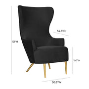 Julia - Wingback Chair - R&R Furniture Gallery (Fountain Valley, CA)