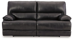 Mountainous - 2 Seat Power Reclining Sofa With Adj Headrest - Eclipse - R&R Furniture Gallery (Fountain Valley, CA)