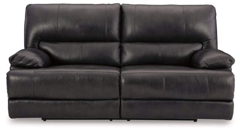 Mountainous - 2 Seat Power Reclining Sofa With Adj Headrest - Eclipse - R&R Furniture Gallery (Fountain Valley, CA)