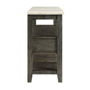 Merel - Server - White Marble Top & Gray Oak - R&R Furniture Gallery (Fountain Valley, CA)