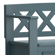 Amherst - Compact Entryway Storage Bench - R&R Furniture Gallery (Fountain Valley, CA)