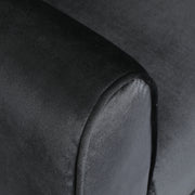Noble House Miranda Modern Glam 3 Seater Sofa with sleek design and plush cushions, perfect for contemporary living rooms.