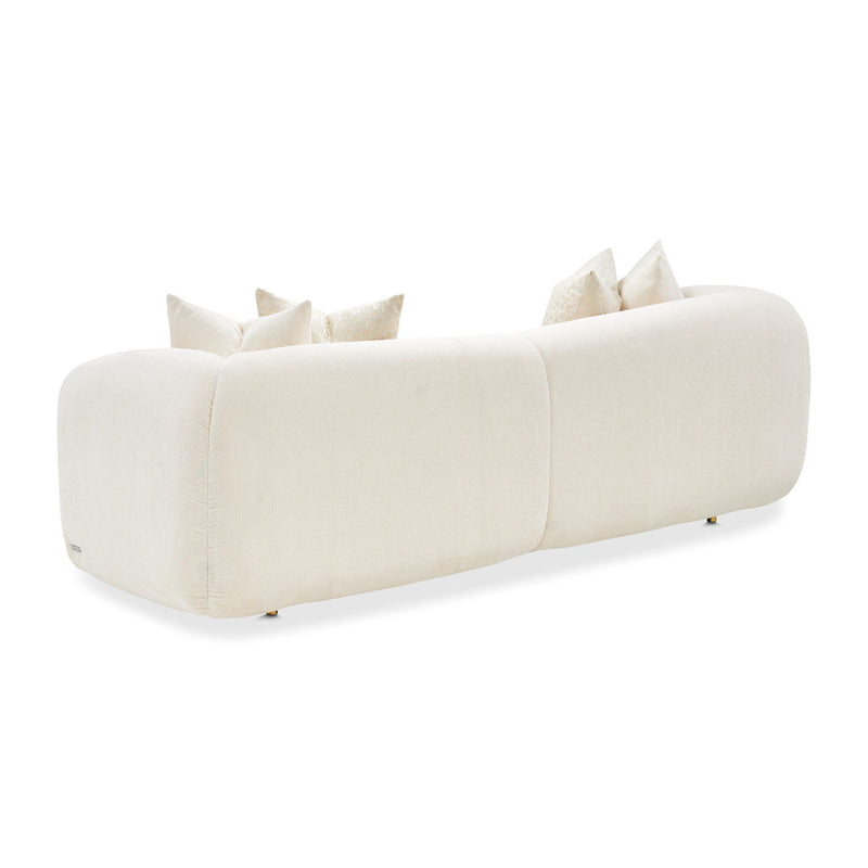Sassani - Sofa - Crepe / Gold - R&R Furniture Gallery (Fountain Valley, CA)