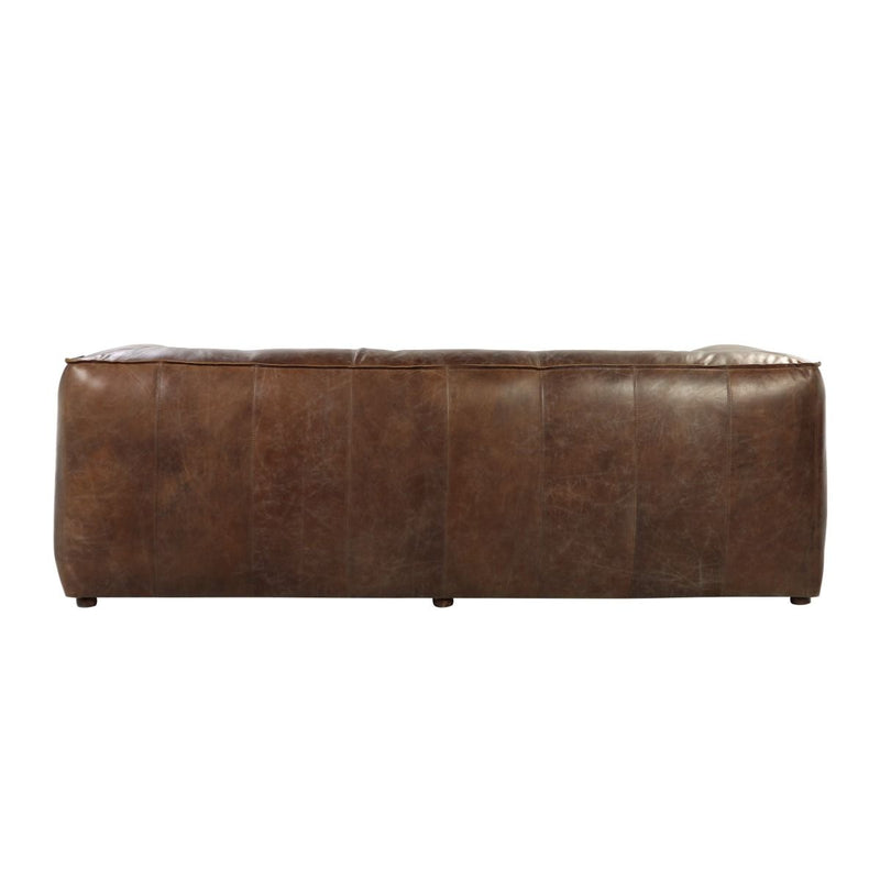 Brancaster - Sofa - Retro Brown Top Grain Leather - R&R Furniture Gallery (Fountain Valley, CA)