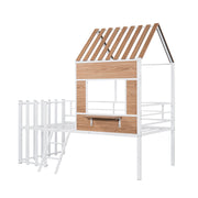 Loft Bed With Roof, Window, Guardrail, Ladder - R&R Furniture Gallery (Fountain Valley, CA)