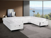 1246 - 8-Piece U-Shaped Modular Power Reclining Sectional With 4 Power Recliners And Power Headrests - R&R Furniture Gallery (Fountain Valley, CA)