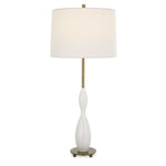 Annora - Glossy Table Lamp - White