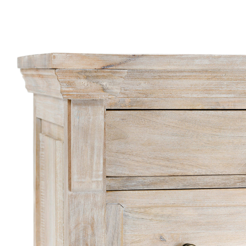 Adelaide - 6 Drawer Chest - Natural Cream Wash
