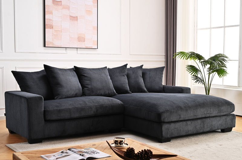 Luxe - Oversized 2 Piece Sectional Couches For Living Room, L Shaped Sofa With Chaise - R&R Furniture Gallery (Fountain Valley, CA)
