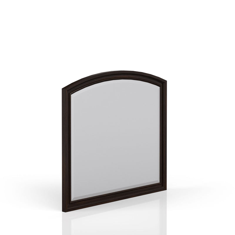 Elegant Design Mirror - Dark Cherry - R&R Furniture Gallery (Fountain Valley, CA)