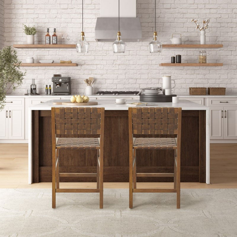 Oslo - Counter Stool - Brown - R&R Furniture Gallery (Fountain Valley, CA)