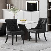 Cheney - Contemporary Dining Chair Tufted Upholstery (Set of 2) - R&R Furniture Gallery (Fountain Valley, CA)