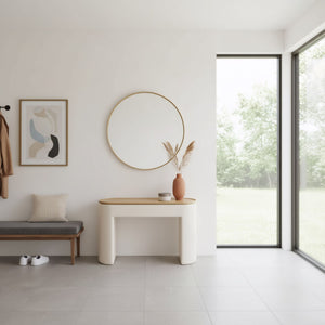 Oskar Lift Top Console Table in Barley